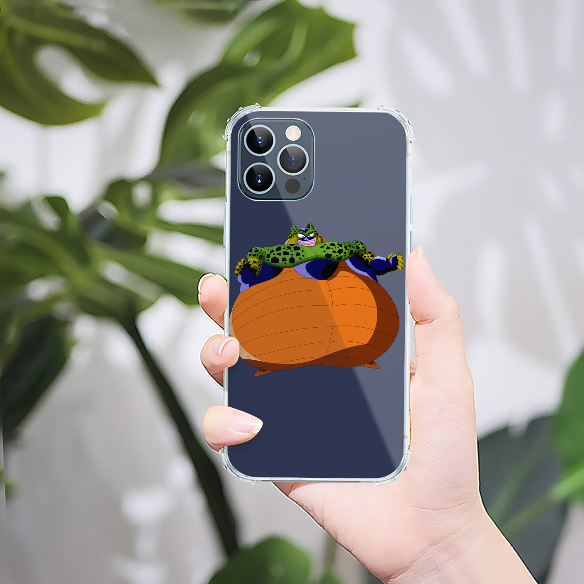 （画像用） ドラゴンボール セル DRAGON BALL Cell 【iPhone 12シリーズ対応】透明スマホケース（クリアソフトケース）